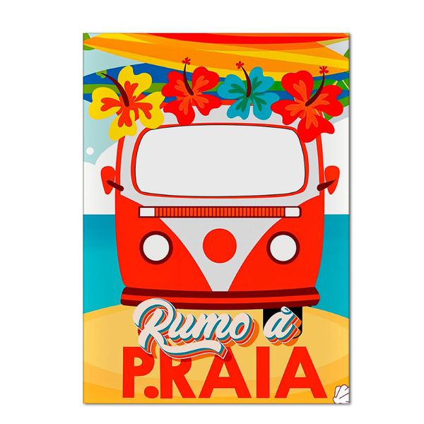 Painel Vazado Retangular Tema Praia