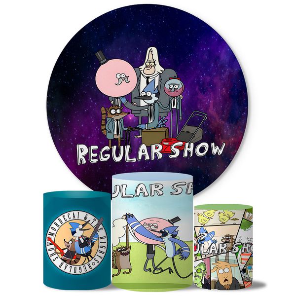 Trio Capas Cilindros + Painel Tema Apenas um Show Veste Fácil
