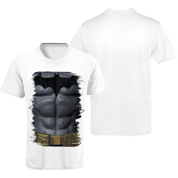 Camiseta Premium Batman Herói Branca