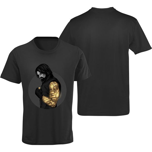 Camiseta Premium Black Soldado Preta