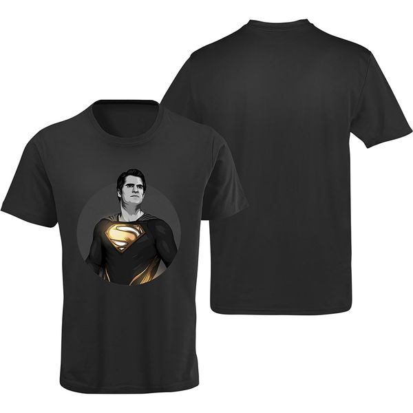 Camiseta Premium Black Superman Preta