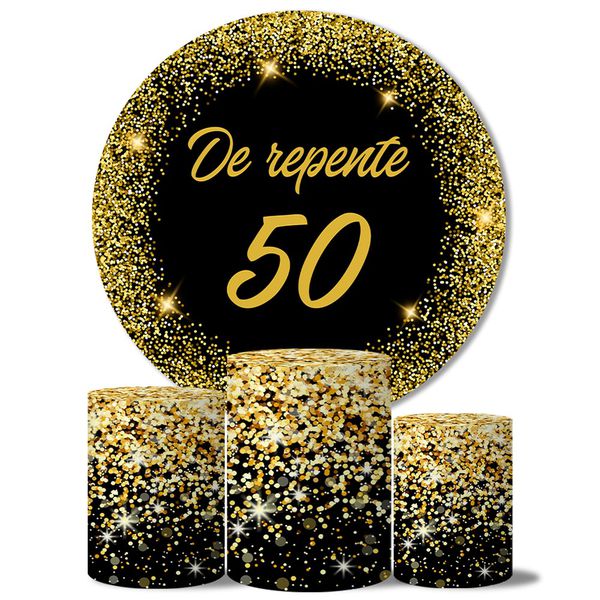 Trio Capas Cilindros + Painel Tema De Repente 50 Veste Fácil 