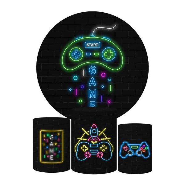 Trio Capas Cilindros + Painel Tema Gamer Veste Fácil