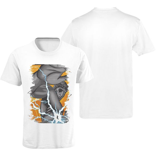 Camiseta Premium God of War Branca