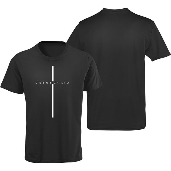 Camiseta Premium Jesus Cristo Preta