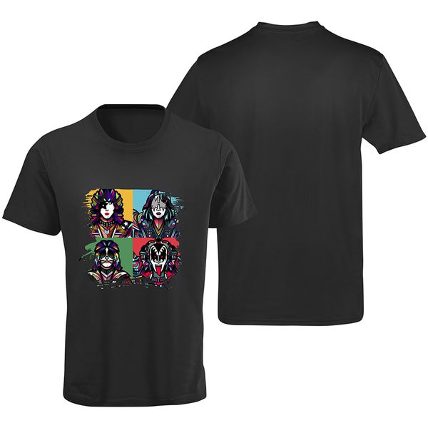 Camiseta Premium Kiss Preta