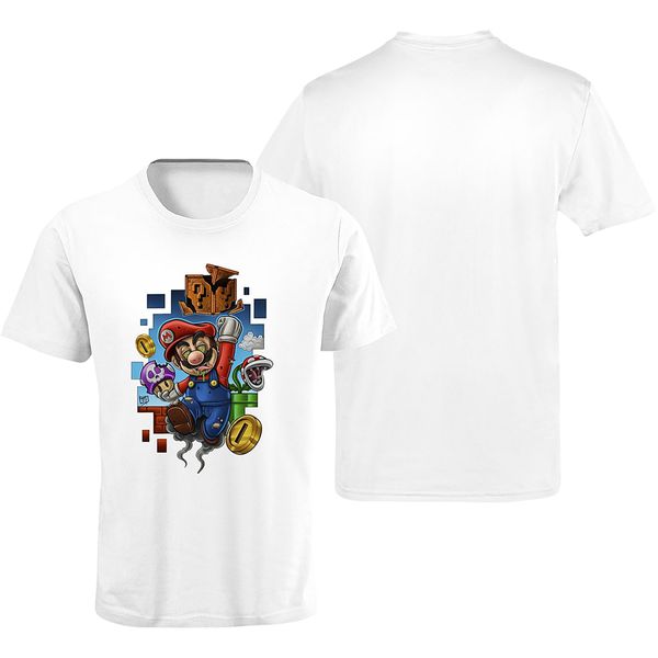 Camiseta Premium Mario Branca