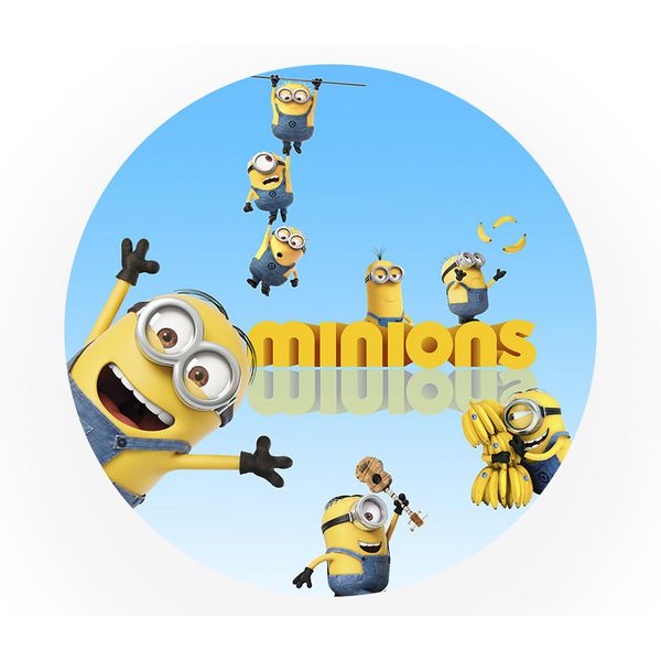 Painel Temático Minions Azul Veste Fácil C/ Elástico
