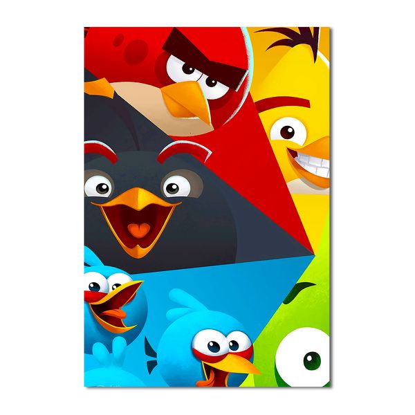 Painel Festa Retangular Tema Angry Birds 