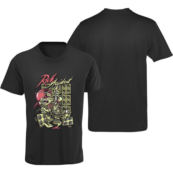 Camiseta Premium Rock Accident Preta