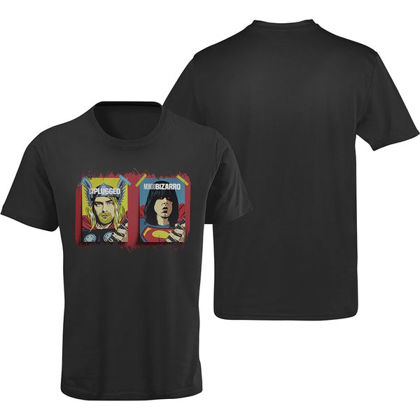 Camiseta Premium Rock Herói Preta