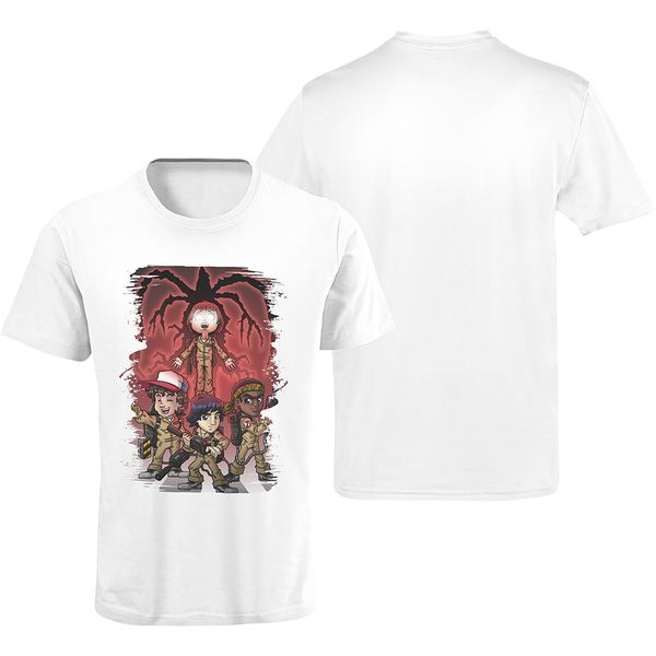 Camiseta Premium Stranger Things Branca