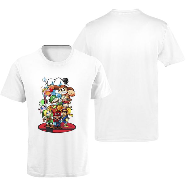 Camiseta Premium Turma do Mario Branca