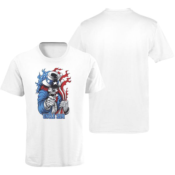 Camiseta Premium Uncle Sam Branca