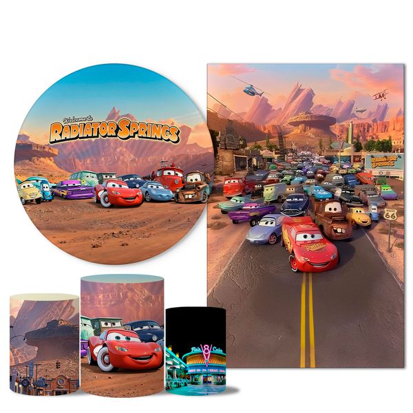 Trio Capas + Painéis Casado Tema Radiator Springs