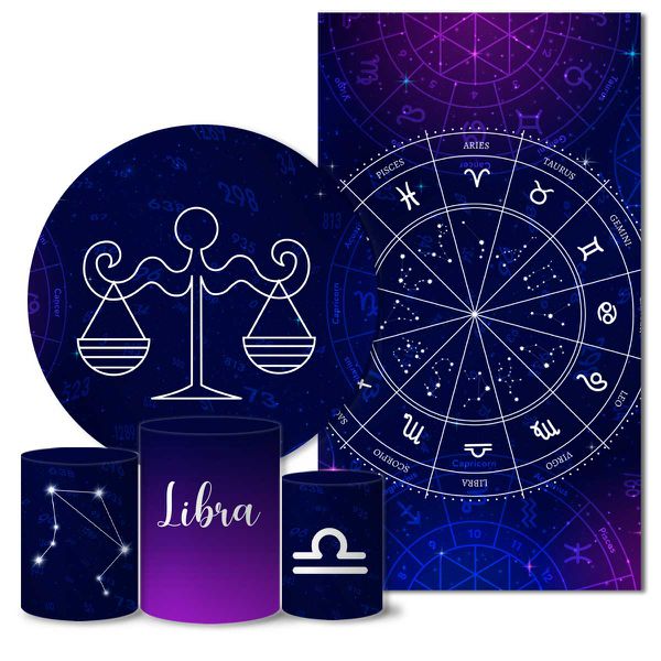 Trio Capas + Painéis Casado Tema Signo Libra Veste Fácil