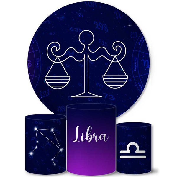 Trio Capas Cilindros + Painel Tema Signo Libra Veste Fácil