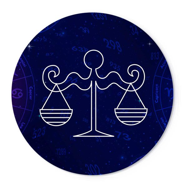 Capas Painel Redondo Tema Signo Libra Veste Fácil C/ Elástico