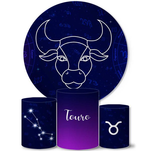 Trio Capas Cilindros + Painel Tema Signo Touro Veste Fácil