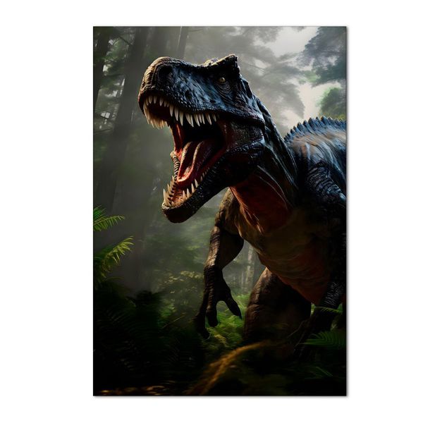 Painel Retangular Tema T-rex