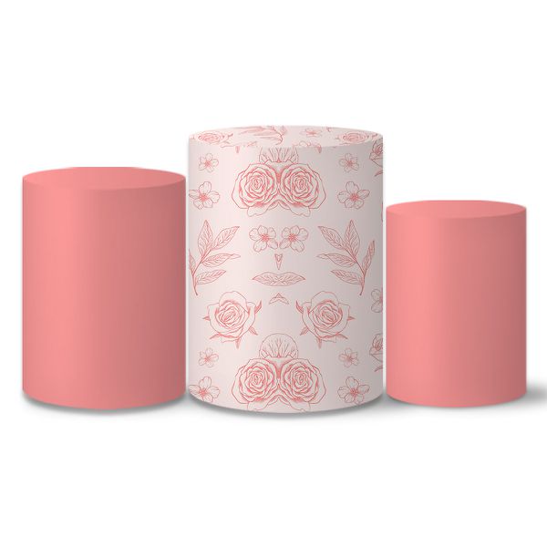 Trio Capas Cilindros Tema De Repente 30 Veste Fácil C/ Elástico