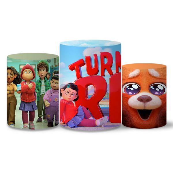 Trio Capas Cilindros Tema Red Veste Fácil C/ Elástico