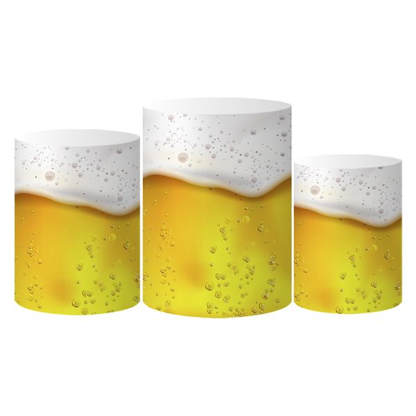 Trio Capas Cilindro Tema Boteco 2 Veste Fácil C/ Elástico