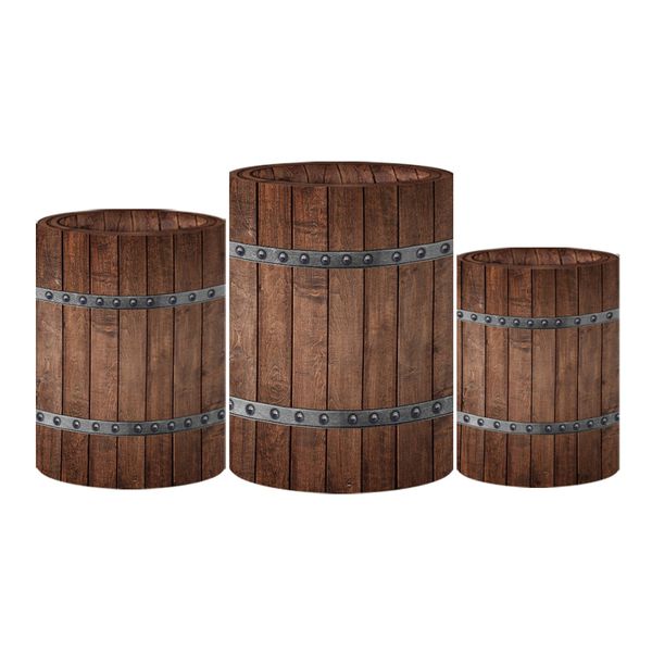 Trio Capas Cilindro Tema Boteco Veste Fácil C/ Elástico