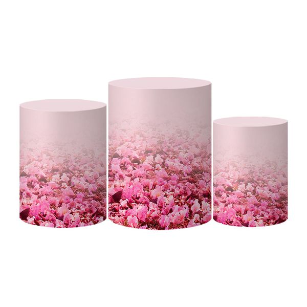 Trio Capas Cilindro Tema Jardim Flores Veste Fácil C/ Elástico