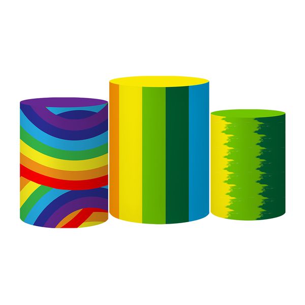 Trio Capas Cilindro Tema LGBT Veste Fácil C/ Elástico
