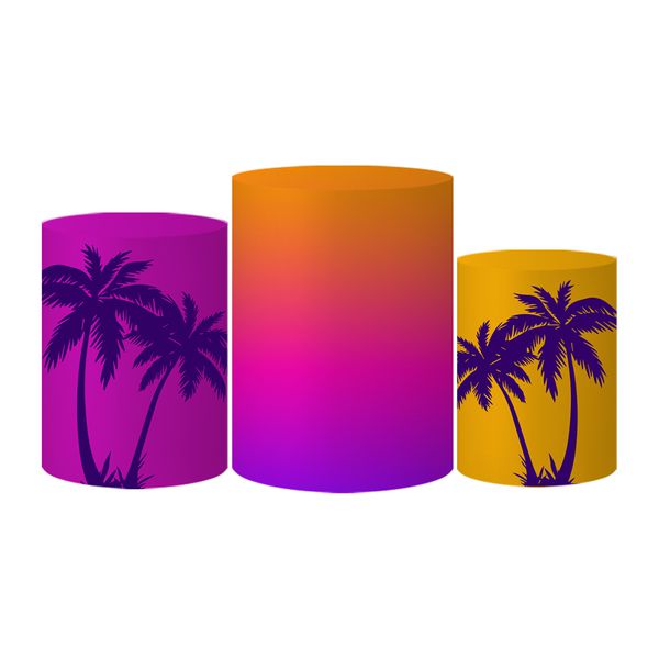 Trio Capas Cilindros Tema Tardezinha 2 Veste Fácil C/ Elástico