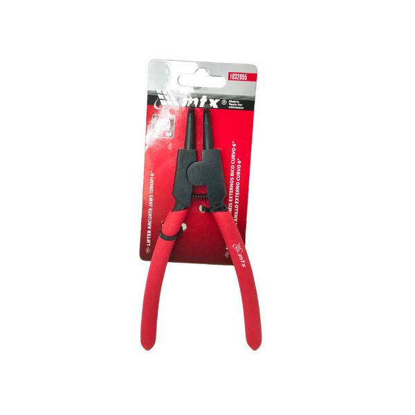 Alicate Para Aneis Externos Bico Curvo 6''Polegadas 150mm - MTX