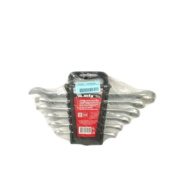 Jogo de Chave Combinada 6x17mm CRV Cromo Fosco - MTX