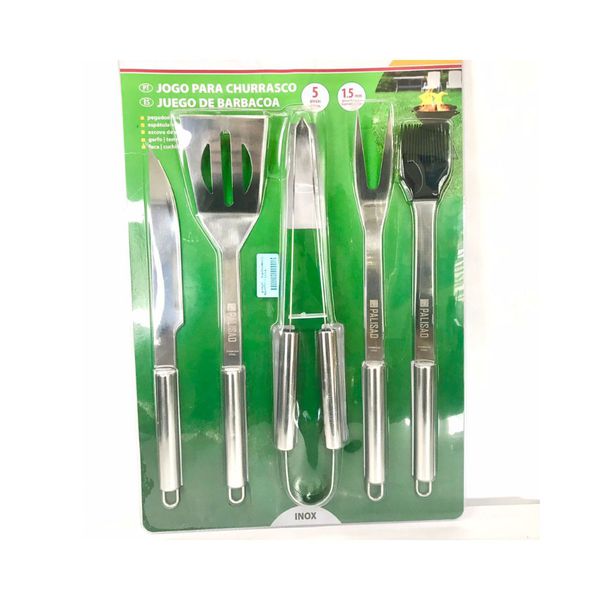 Kit p/ Churrasco 5pc Palisad