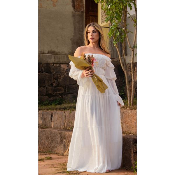 Vestido Celine Branco