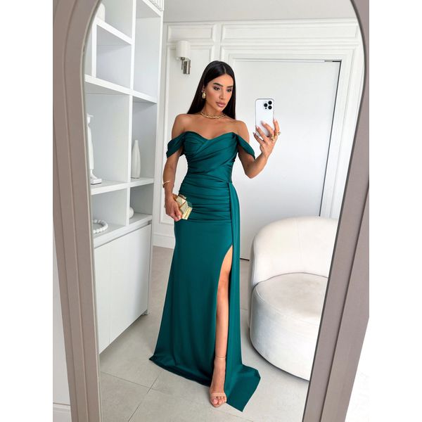 Vestido Thais Verde Esmeralda 