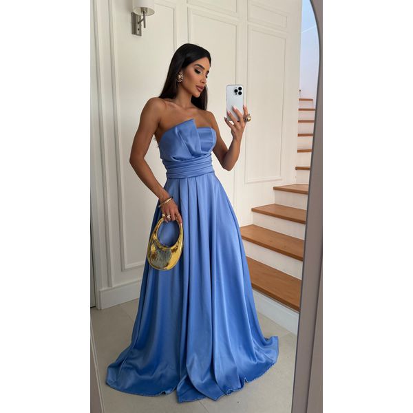 Vestido Helena Azul Serenity 