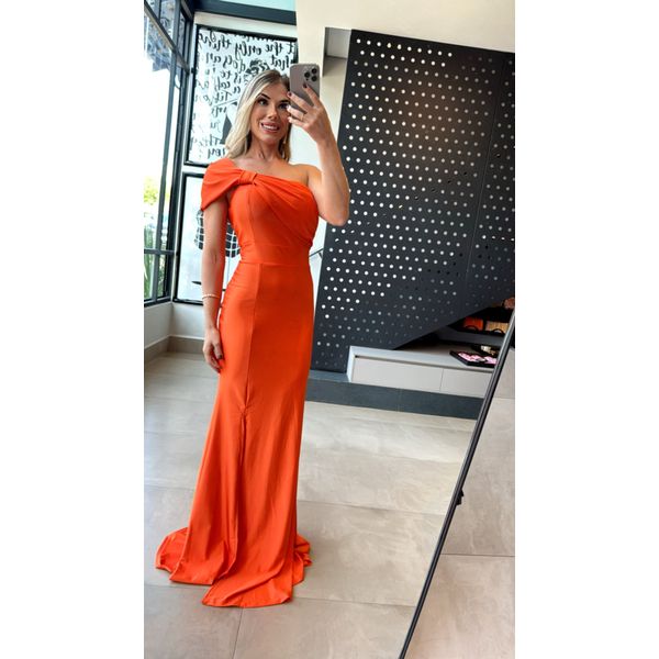  Vestido Caroline Laranja 