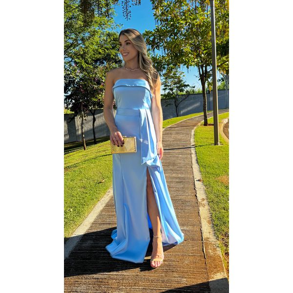 Vestido Suellen Azul Serenity