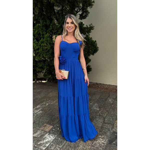Vestido Marcela Azul Bic 