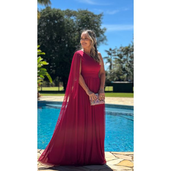 Vestido Jade Cereja
