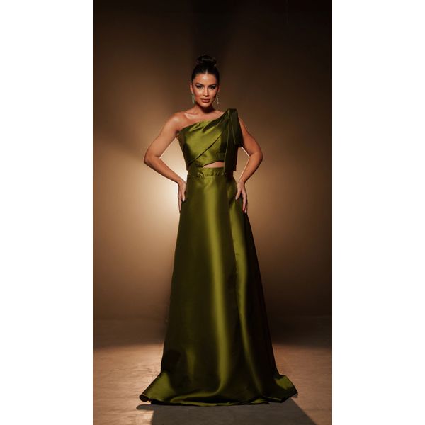 Vestido Veronica Verde Oliva