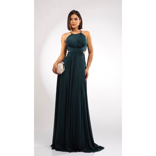Vestido Ágata Petróleo 