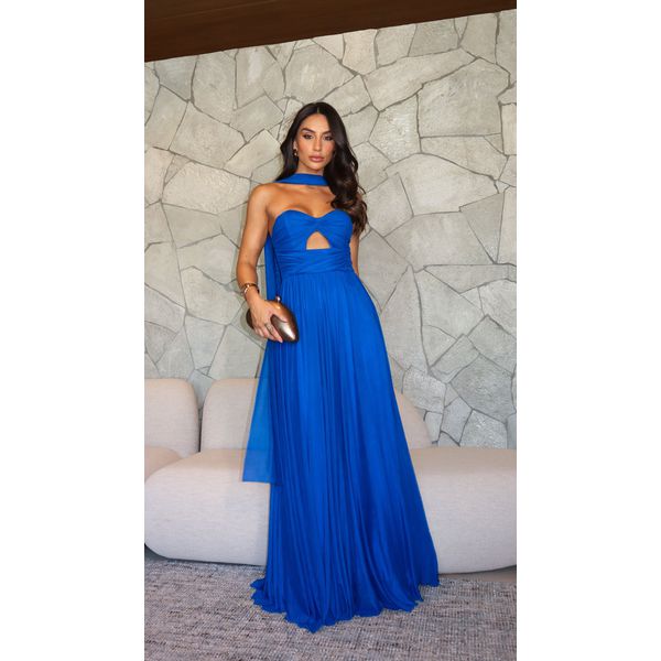Vestido Pamela Azul Bic