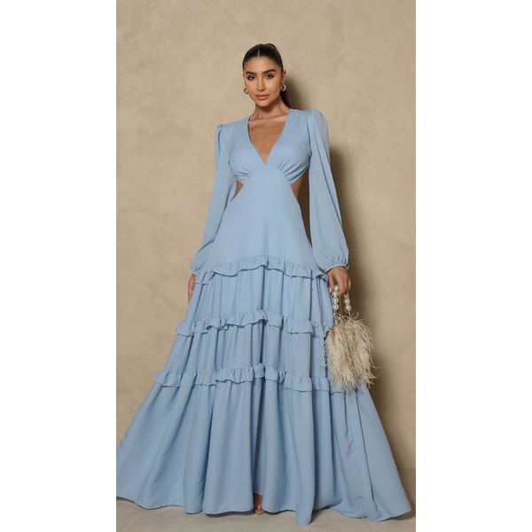 Vestido Giovana Azul 