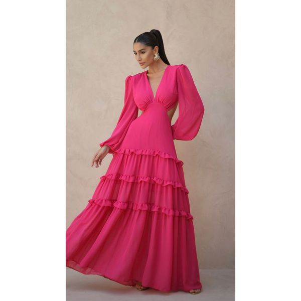 Vestido Liana Rosa 