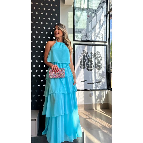 Vestido Jaqueline Azul