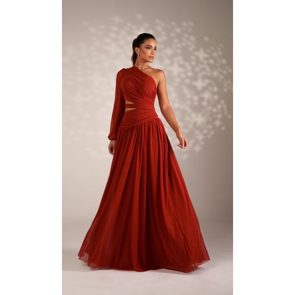 Vestido Stéfany Terracota
