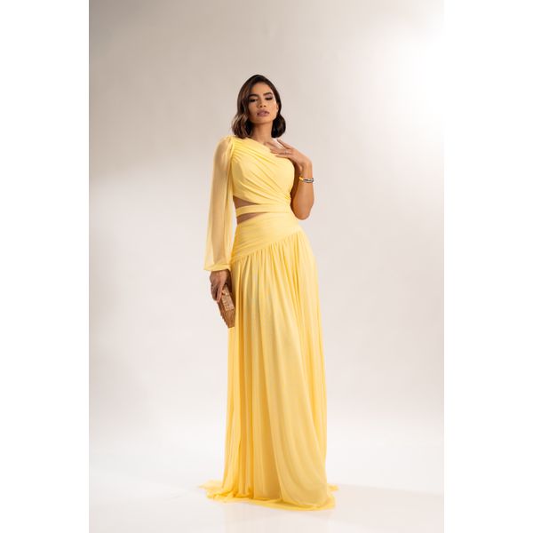 Vestido Stéfany Amarelo