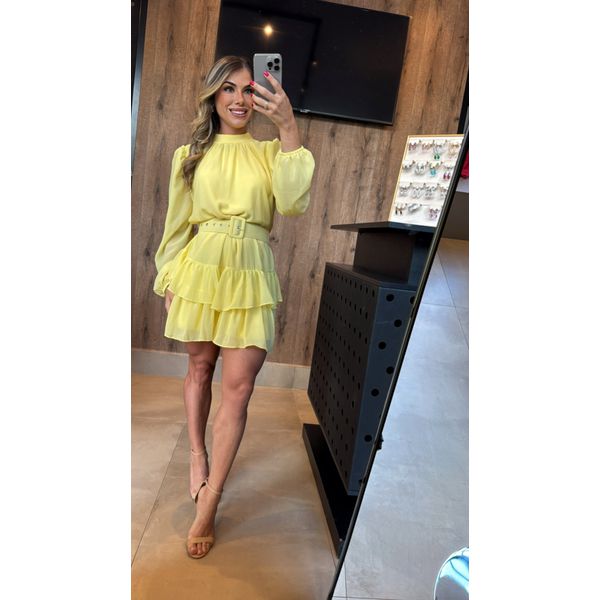 Vestido Mariana Amarelo